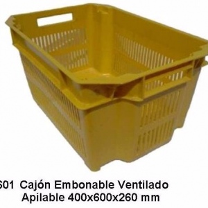 CAJON Nº14 APILA/EMBON VENTIL RECICL 400X600X200 MM